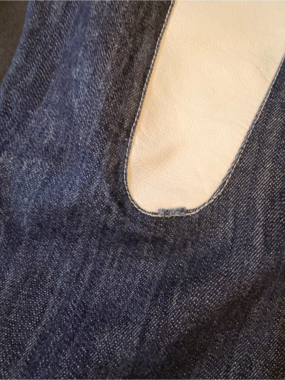 Vintage EVISU Genes Y2K Baggy Jeans White Seagull Size 40 - Picture 15 of 15